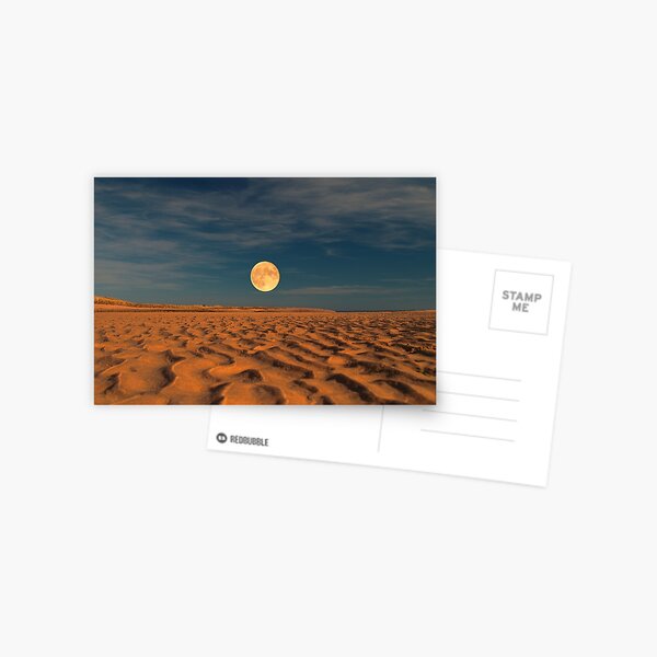 Moon across the Sands Postcard