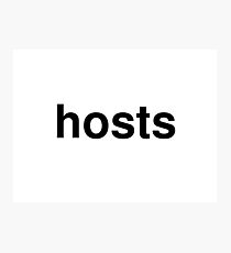 hosts Photographic Print