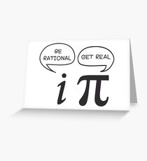 math joke Greeting Card