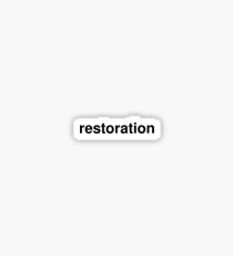 restoration Sticker