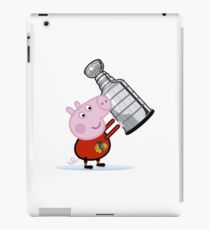 Chicago Blackhawks Fan with Stanley Cup iPad Case/Skin