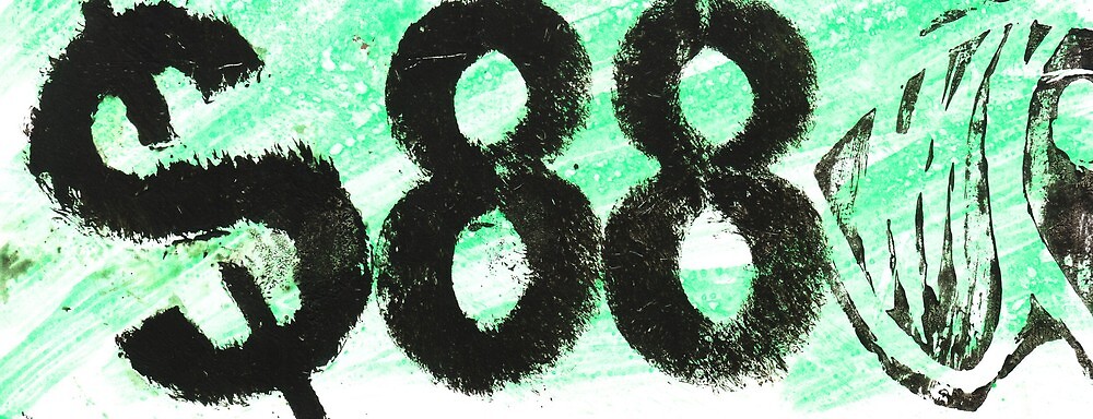  88 Dollar Bill By Drmonkey Redbubble