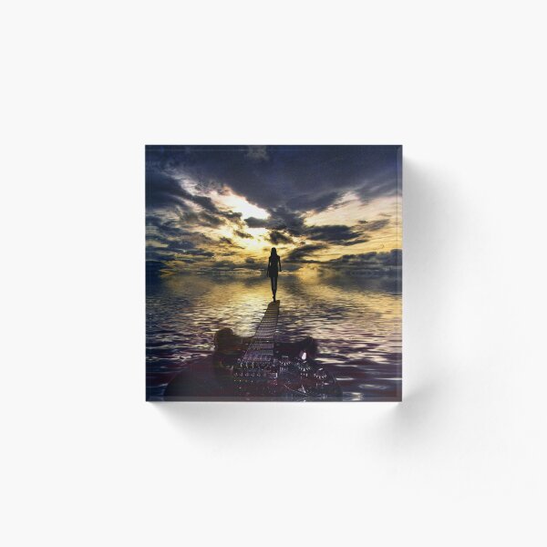 Edge of the Light. Acrylic Block