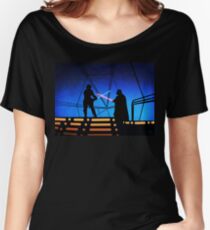 STAR WARS! Luke vs Darth Vader Women's Relaxed Fit T-Shirt