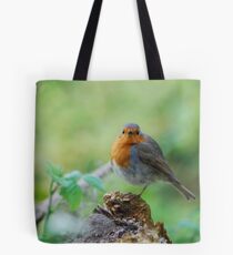 Merry Christmas Mr Robin Tote Bag