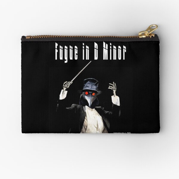 Fugue in D Minor Zipper Pouch