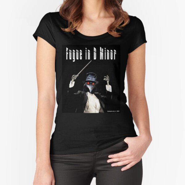Fugue in D Minor Fitted Scoop T-Shirt