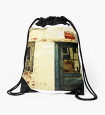 an old facade Drawstring Bag