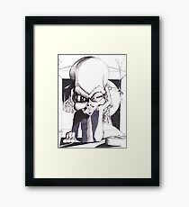 Bored Alien Framed Print