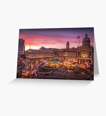 Christmas in Birmingham and the German Markets Greeting Card