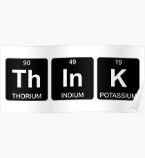 Th In K - Think - Periodic Table - Chemistry Poster