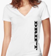 DRIFT Women's Fitted V-Neck T-Shirt