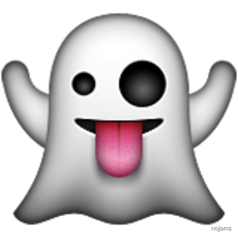 Ghost Emoji Posters Redbubble