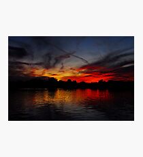Red Hot Sky Photographic Print