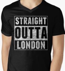 Straight Outta London Men's V-Neck T-Shirt