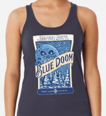 Blue Doom Racerback Tank Top