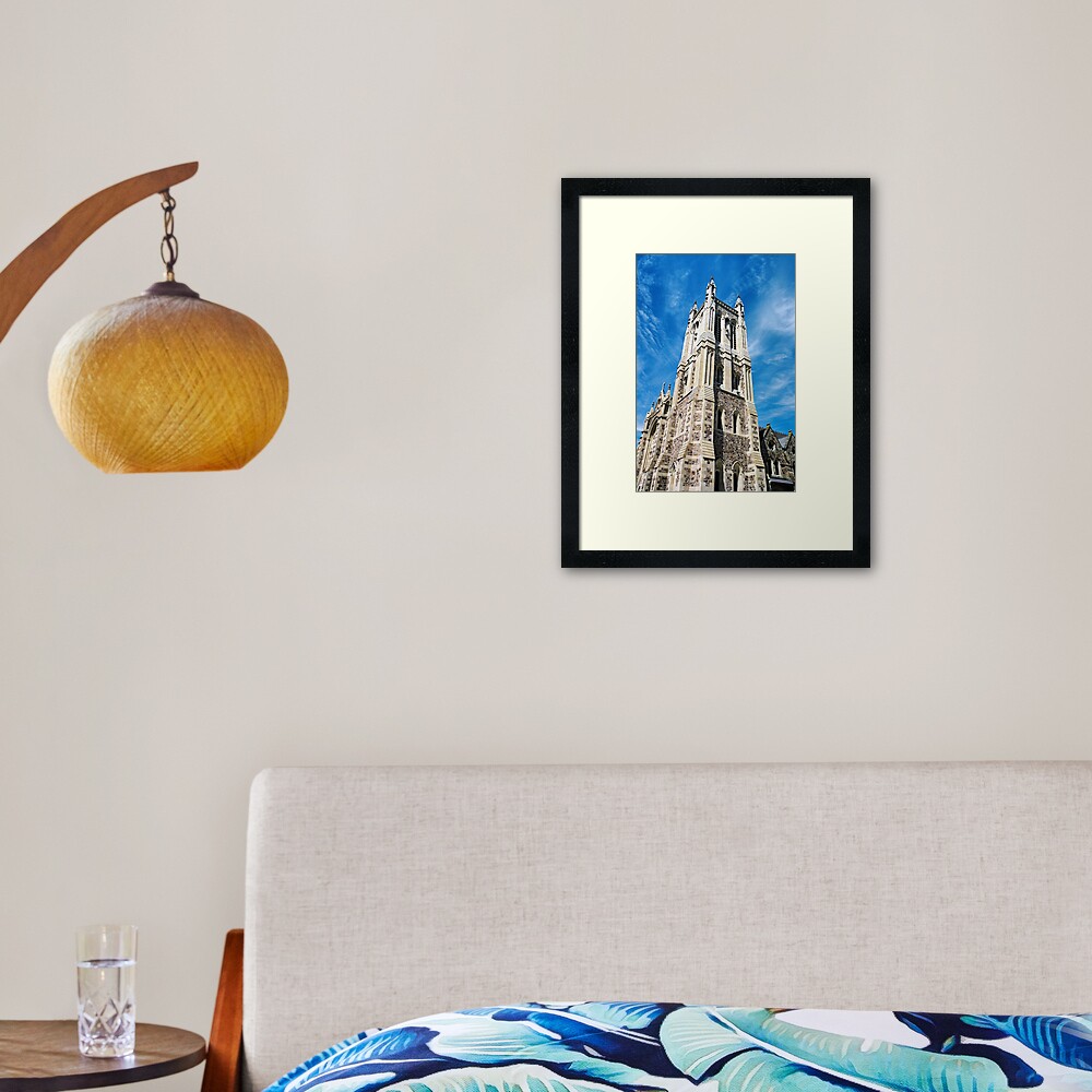 "City of Churches" Framed Art Print