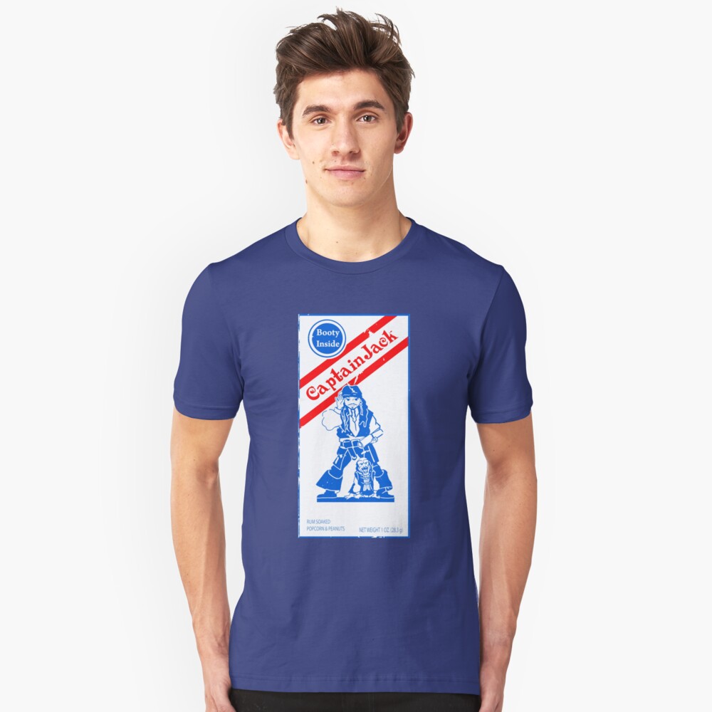 "Cracker Jack Sparrow" Tshirt by sinistergrynn Redbubble