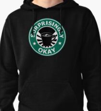 Sherlock's Coffee (Surprisingly Okay) Pullover Hoodie