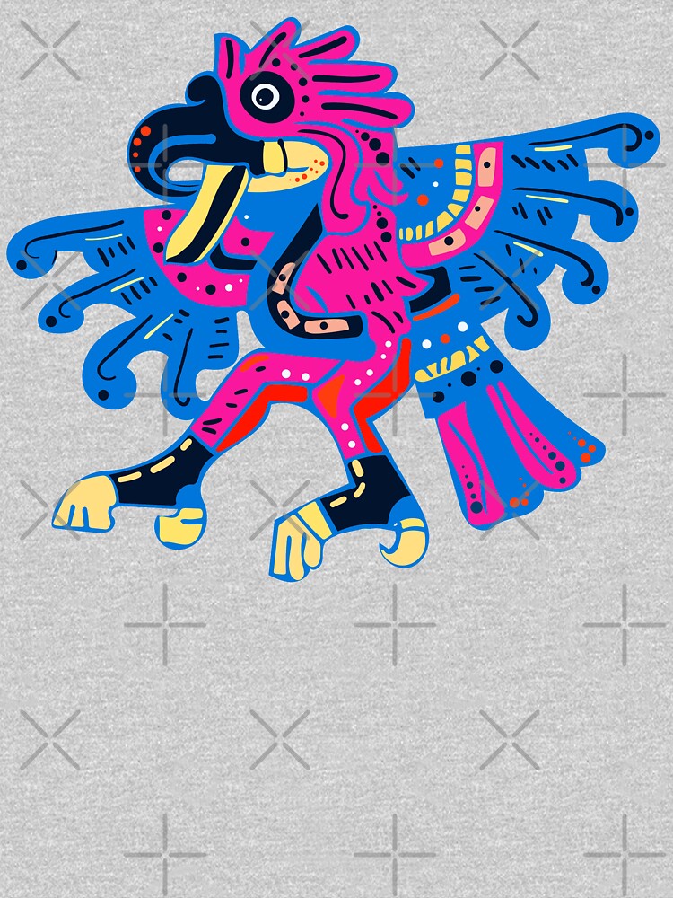 Colorful Mesoamerican Deity by FrenchToasty