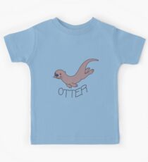 Cute River Otter Shirt Kids Tee
