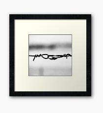 An old agreement Framed Print