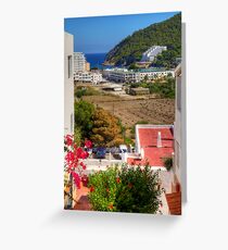 View from Pueblo Espárragos Greeting Card
