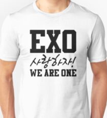 'EXO Saranghaja! We Are One' Unisex T-Shirt