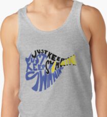 Einfach weiter schwimmen Tanktop für Männer