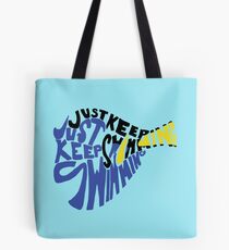 Einfach weiter schwimmen Tasche