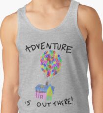 Camisetas de tirantes para hombre La aventura está ahí fuera