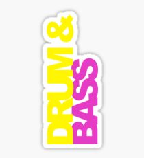 DRUM & BASS Sticker