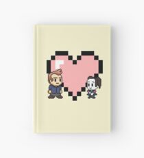 Community - Jeff and Annie 8-bit (style B) Hardcover Journal