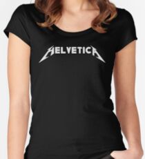 Helvetica Women's Fitted Scoop T-Shirt