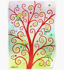 Dream Tree - Brush And Gouache Poster