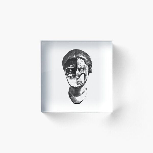 Dali Head Acrylic Block