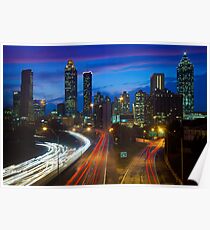 Atlanta Skyline Poster
