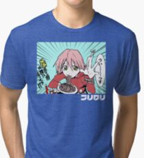 Vespa Woman Tri-blend T-Shirt