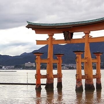 Japan Miyajima Itsukushima Shrine Torii Gate Photography | Magnet