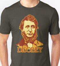 Henry David Thoreau Disobey Unisex T-Shirt