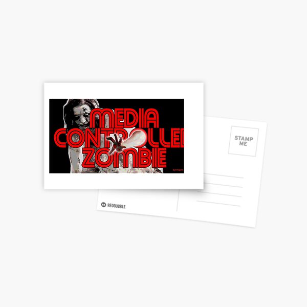 Media Zombies Postcard