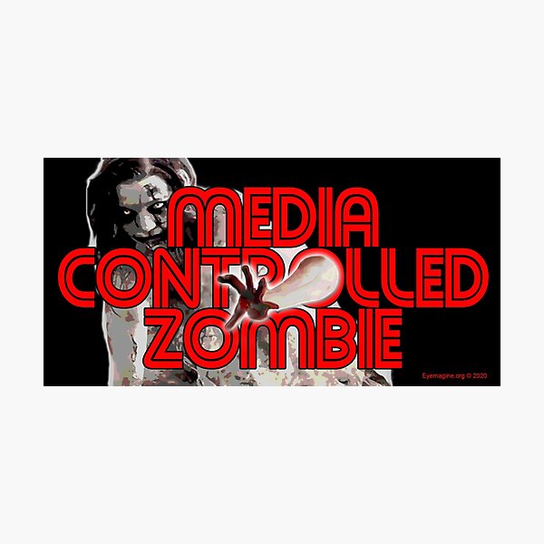 Media Zombies Photographic Print