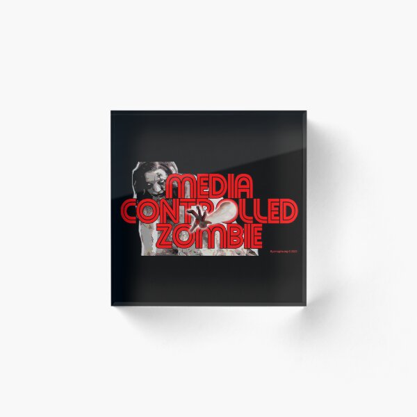 Media Zombies Acrylic Block