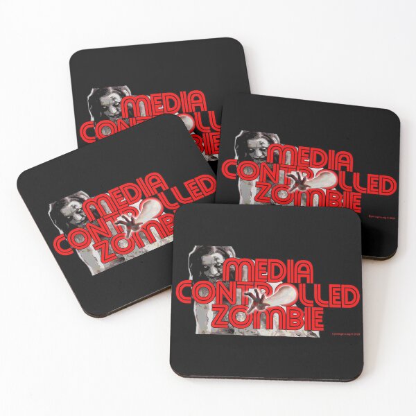 Media Zombies Coasters (Set of 4)