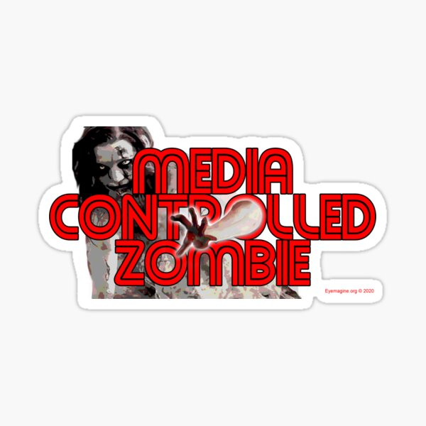 Media Zombies Glossy Sticker