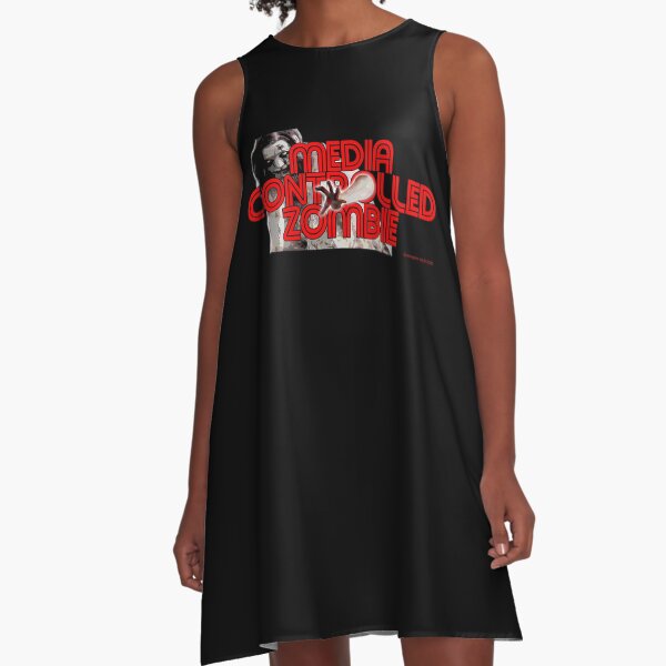 Media Zombies A-Line Dress