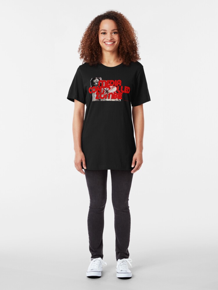 Alternate view of Media Zombies Slim Fit T-Shirt
