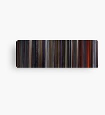 Moviebarcode: Star Wars: Episode III - Revenge of the Sith (2005) Canvas Print