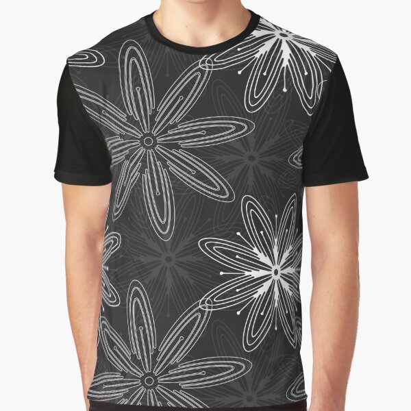 Mandala Swirl Collection Floral Seamless Surface Pattern Graphic T-Shirt