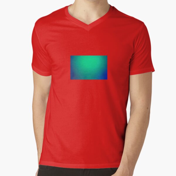 Blue Background Image V-Neck T-Shirt